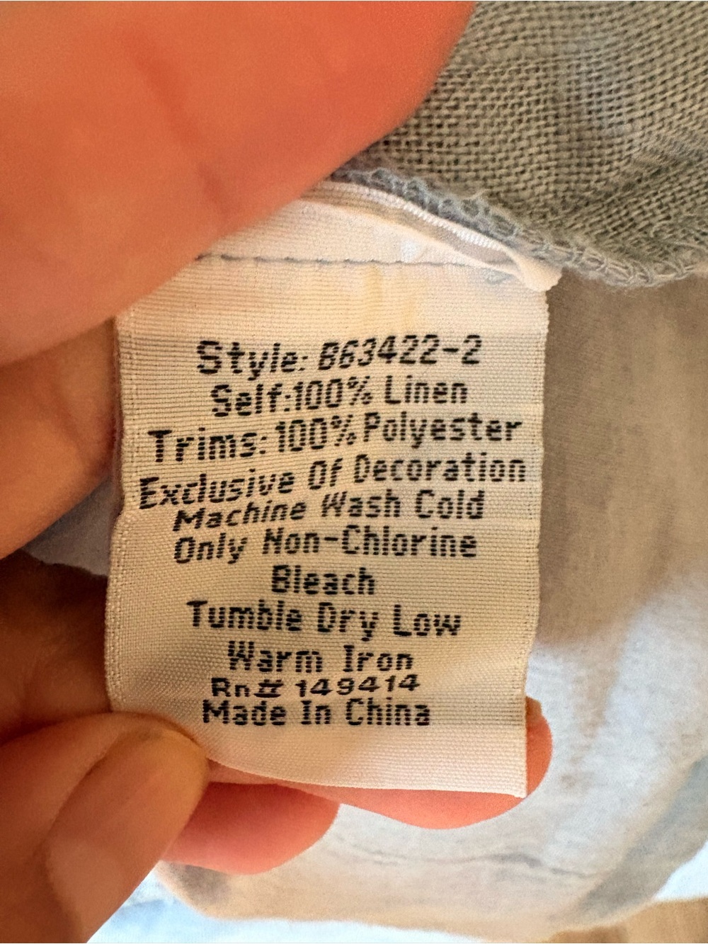 Johnny Was Embroidered Pants BIYA Elektra Small White Linen Drawstring B63422-2 - Picture 11 of 11